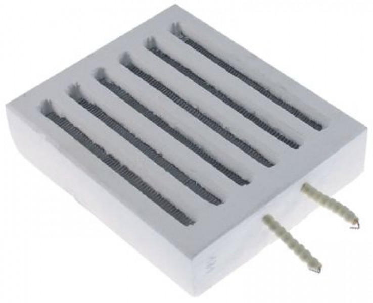 Нагреватель радиационный 1250Вт 400В Д 214мм контур отопления 1 В 52мм Ш 180мм