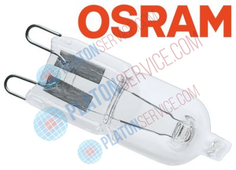 Лампа галогеновая цоколь G9 230В 40Вт терм.стой-сть 300°C  - 560lm срок службы  2000ч