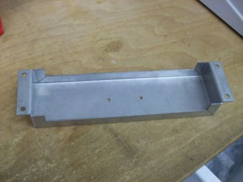 Brennerhalterung ø40mm 340x85x42mm