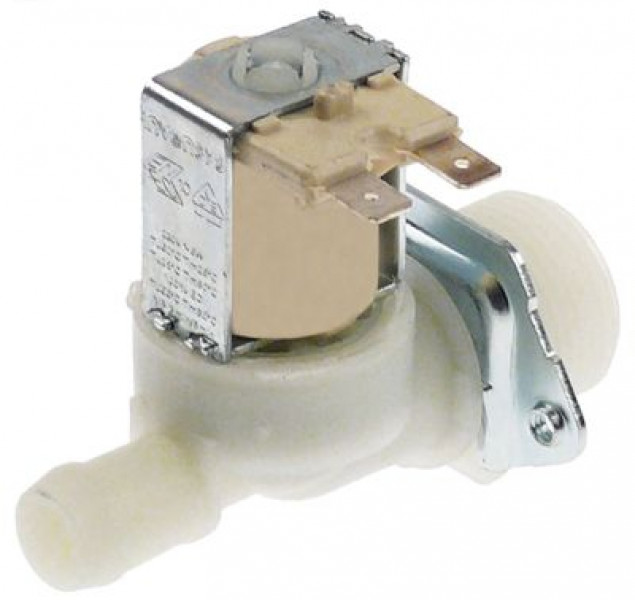 Клапан электромагнитный одинарн. прямой пластмасса темп. макс. 90°C вход 3/4" 230 В перем. тока