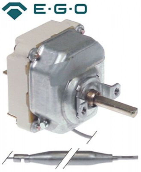 Термостат темп. макс. 188°C 3-полярн. 3NO 16А ø датчик 6мм Д датчик 117мм