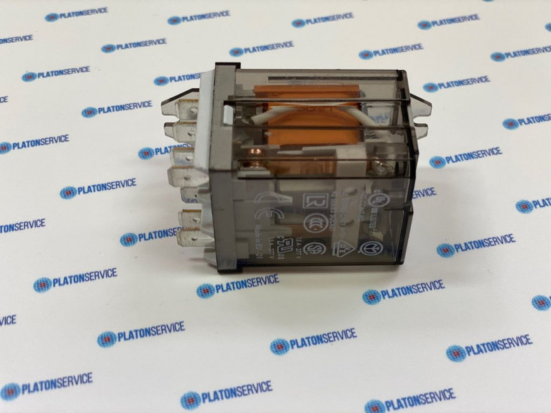 Реле мощности FINDER 230 В перем. тока 16А 2CO присоединение F6,3 пластинчатый крепёж