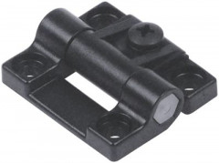 Петли пластмасса Д 43мм Ш 37мм ø отверстия 4мм шаг крепления 26/32мм регулируем.