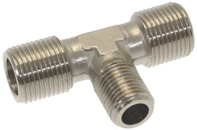 RACCORDO A "T" 3/8"Mx1/4"Mx3/8"M