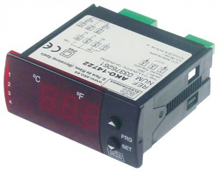 Регулятор электронный 12В мм 71x29мм NTC сборка вмонтирование выходы реле 2 вмонтирование