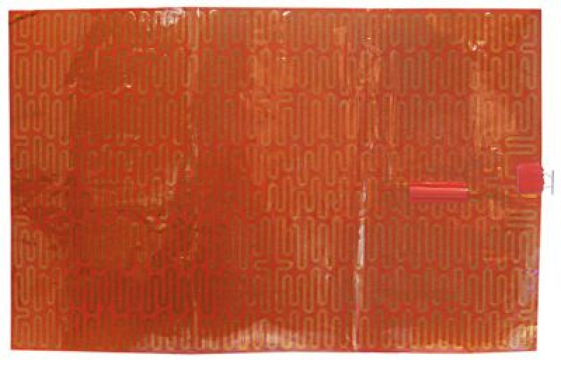 Пластина нагревательная 400Вт 230В Д 560мм пластмасса длина провода 490мм Ш 360мм