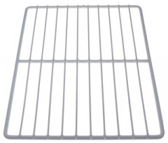 Решётка  Ш 323мм Г 445мм В 11мм сталь с пластиковым покрытием сер.