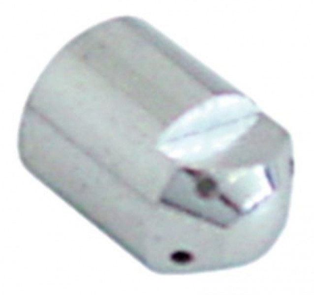 Сопло паровое резьба M10x1 хромированная латунь  ø 12мм Д 16мм ø отверстия 125мм 4отверстия