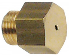 Жиклёр газовый резьба M10x1 ширина зева ключа 13 ø отверстия 115мм