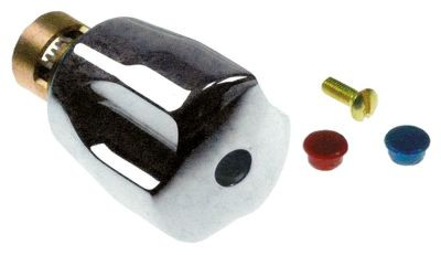 Верняя часть керамическая резьба 3/4" В 24мм угол поворота 90° с ручкой холодная и тёплая вода