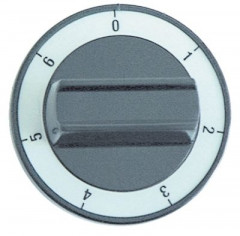Рукоятка регулировочная переключатель 7ми-шагов. ø 60мм ø ось 6x4,6мм срез сверху