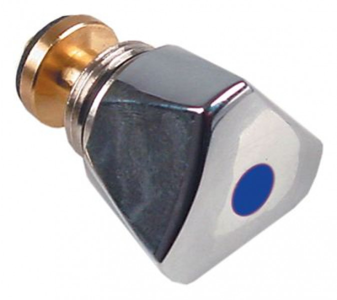 Верхняя часть сальника  голуб. с ручкой