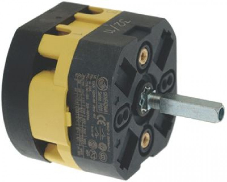SELECTOR SWITCH 0-1 POSITIONS 20A 690V square pin 5x5 mm