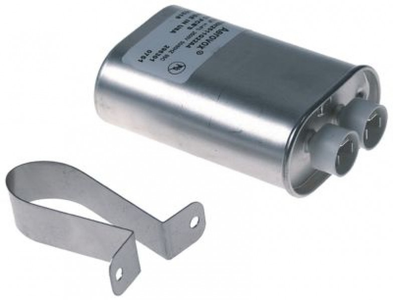 Конденсатор высоковольтный  115мкФ 2500В алюминий  присоединение плоский штекер 6,3 мм В 40мм Д 107мм