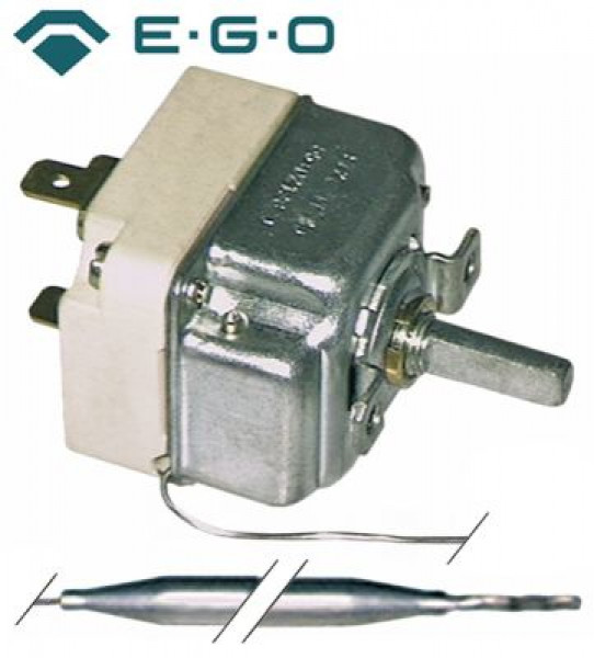 Термостат темп. макс. 255°C 1-полярн. 1CO 16А ø датчик 6мм Д датчик 74мм