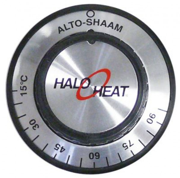 Рукоятка регулировочная термостат темп. макс. 90°C 15-90°C ø 48мм ø ось 6x4,6мм срез снизу