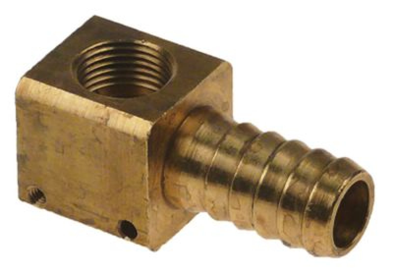 Соединитель шланговый резьба 3/8" латунь с крепёжной резьбой подключение 15мм