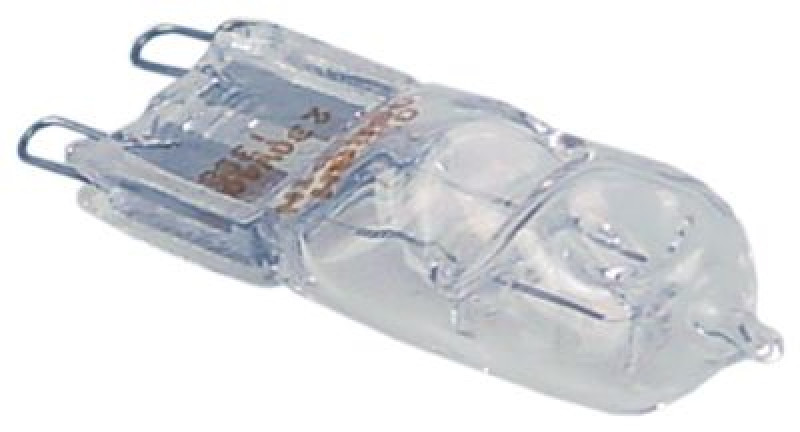 Лампа галогеновая цоколь G9 230В 25Вт терм.стой-сть 300°C  - 200lm срок службы  2000ч