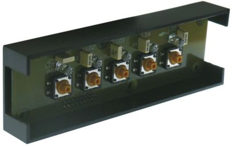 Плата печатная клавиатурная Д 135мм Ш 44мм с корпусом кнопки 5