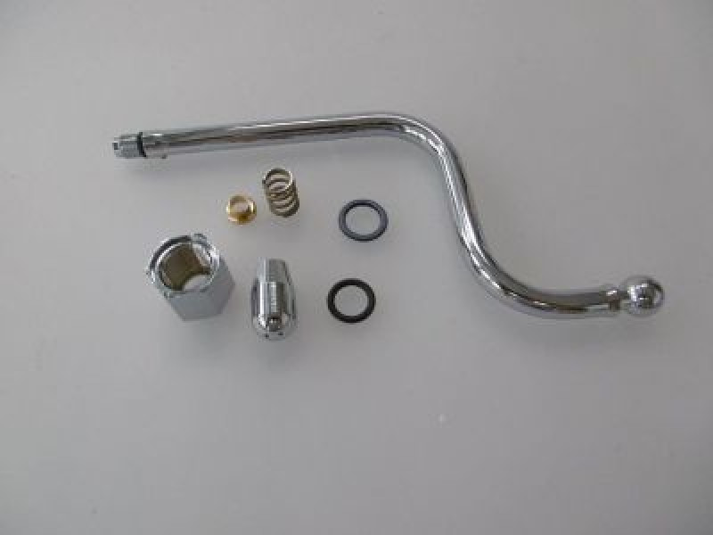 KIT LANCIA SNODATA CROMATA raccordo 3/8"F - spruzzatore a 4 fori