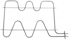 Элемент нагревательный 2000Вт 230В Д 500мм духовой шкаф Д1 73мм Д2 427мм Ш1 295мм Ш2 30мм