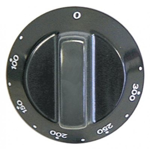 Рукоятка регулировочная термостат темп. макс. 310°C ø 60мм ø ось 6x4,6мм срез справа