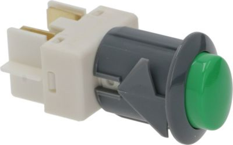 Выключатель кнопочный 250В 2х-полюсн. 16А зелён.