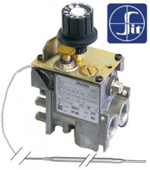 Термостат газовый тип серия 630 Eurosit 110-190°C вход для газа 3/8" выход для газа 3/8"