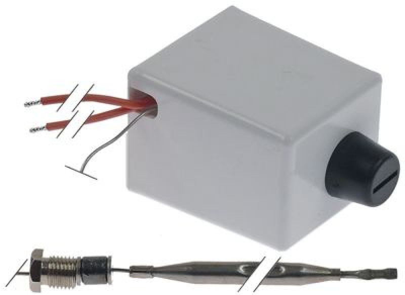 Термостат защитный темп. выкл. 240°C 1-полярн. 1NC 16А ø датчик 6мм Д датчик 77мм