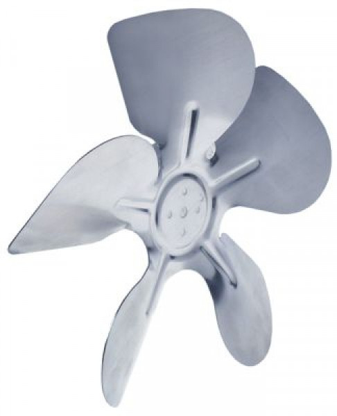 Крыльчатка вентилятора алюминий  ø 254мм Ш 46мм крепление для крыльчатки 254мм нагнетанием