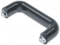 Рукоятка дугообразная резьба M8x1,25 чёрн. В 53мм Д 138мм Ш 30мм шаг крепления 116мм