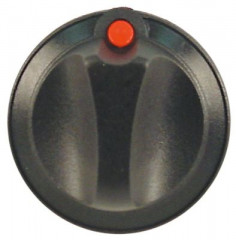 Рукоятка регулировочная без обозначения ø 55мм ø ось 6x4,6мм срез унирсальн. чёрн.