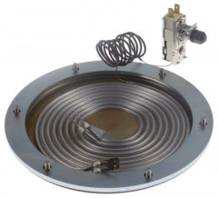 Дно нагревательное 3000Вт 230В M5 контур отопления 2 ø 196мм шаг крепления 180мм