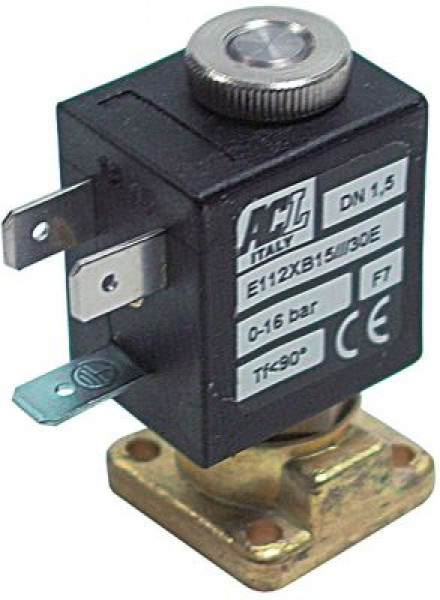 Клапан электромагнитный 2-ходов. 230 В перем. тока фланец 25x25мм