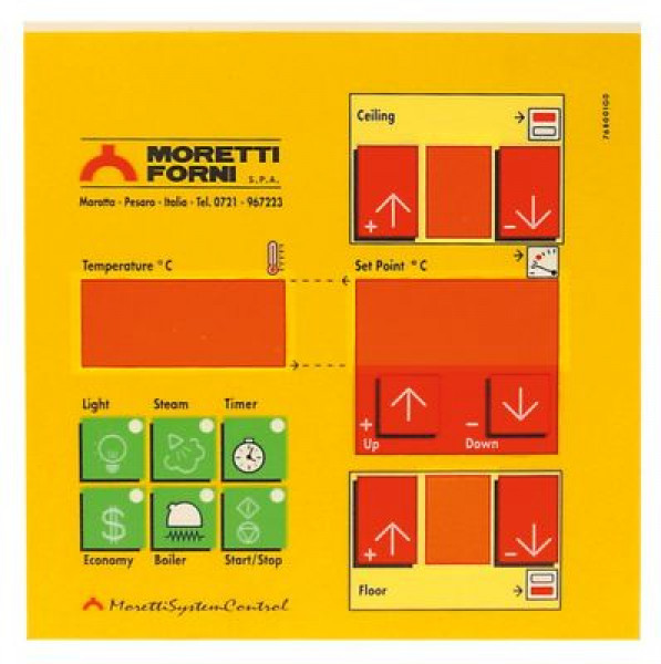 Клавиатура плёночная жёлт.