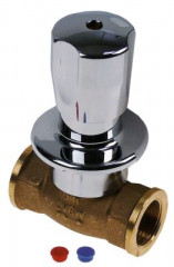 Клапан запорный 3/4&quot; холодная/тёплая общая длина 75мм присоединение 3/4&quot;