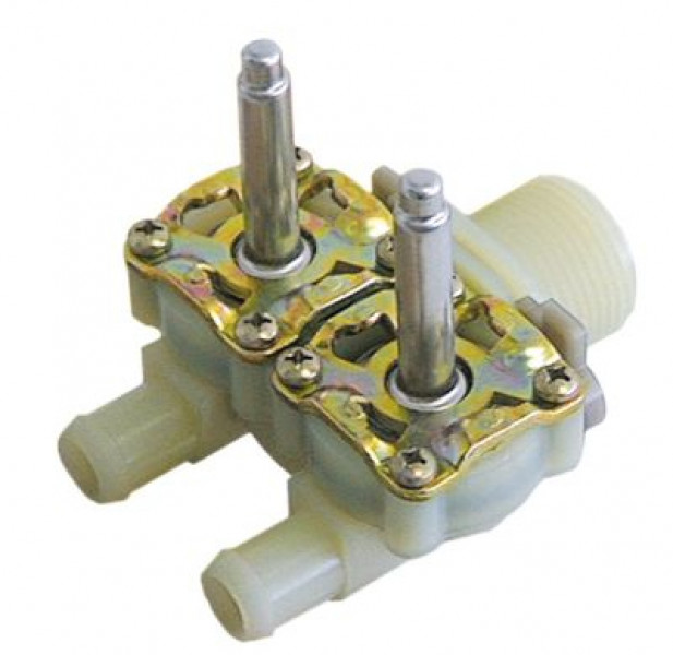 Корпус электромагнитного клапана двойн. прямой 230В пластмасса темп. макс. 90°C вход 3/4" MÜLLER