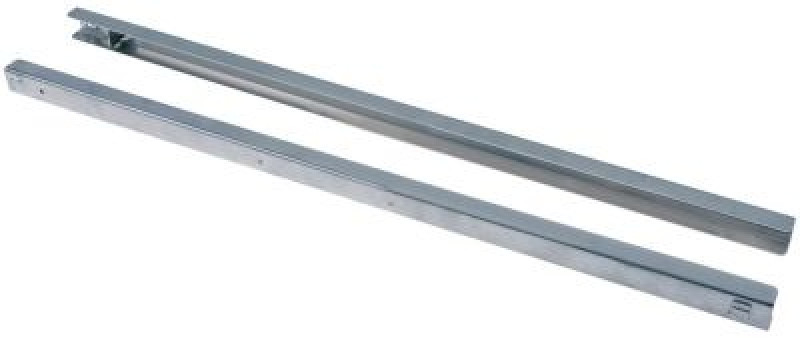 Две рельсы направляющих Д 580мм Ш 16мм U-образн. с буфером внутр. высота 20мм