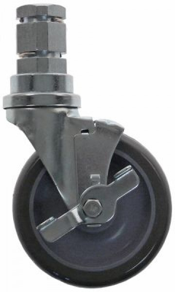 Ролик направляющий трубы четырёхугольного сечения В 230мм с абсолютным фиксатором ø конуса 35x35мм