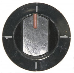 Рукоятка регулировочная переключатель 0-1-0-1 ø 64мм ø ось 6x4,6мм срез снизу подходит для MALAG