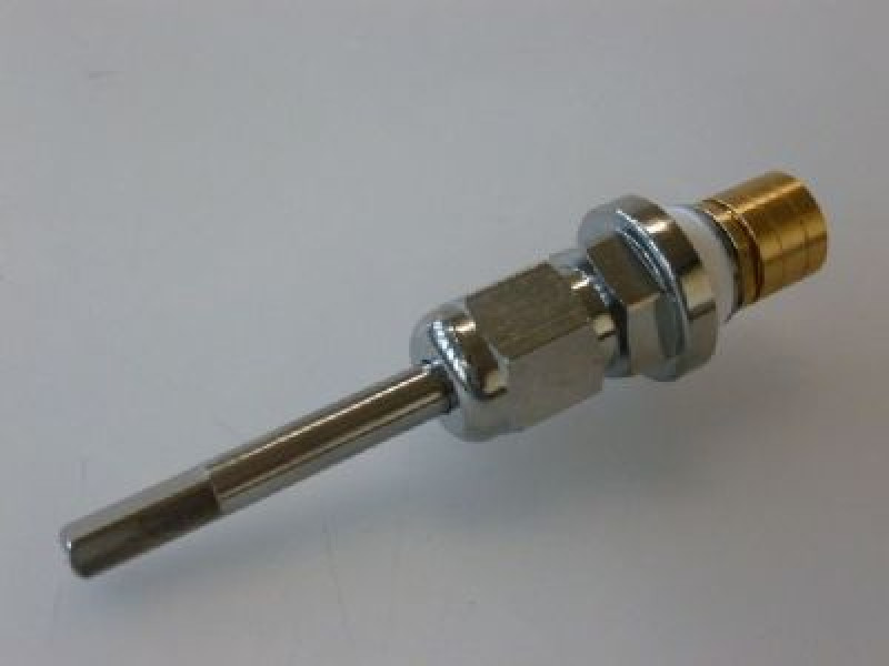 ASSIEME RUBINETTO ACQUA/VAPORE CROMATO perno quadro 6x6 mm