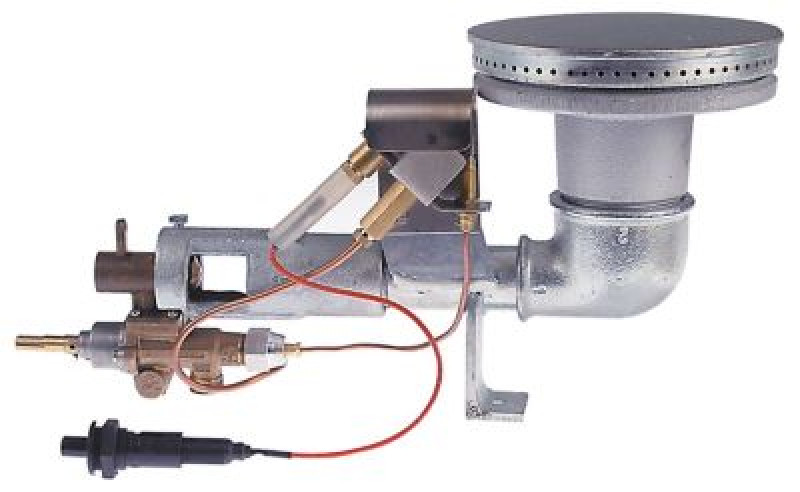 Блок горелки с пьезоэлектрическим воспламенителем, с конфорочной горелкой