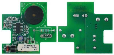 Плата зуммера присоединение плоский штекер 6,3 мм Д 48мм Ш 45мм 230 В перем. тока