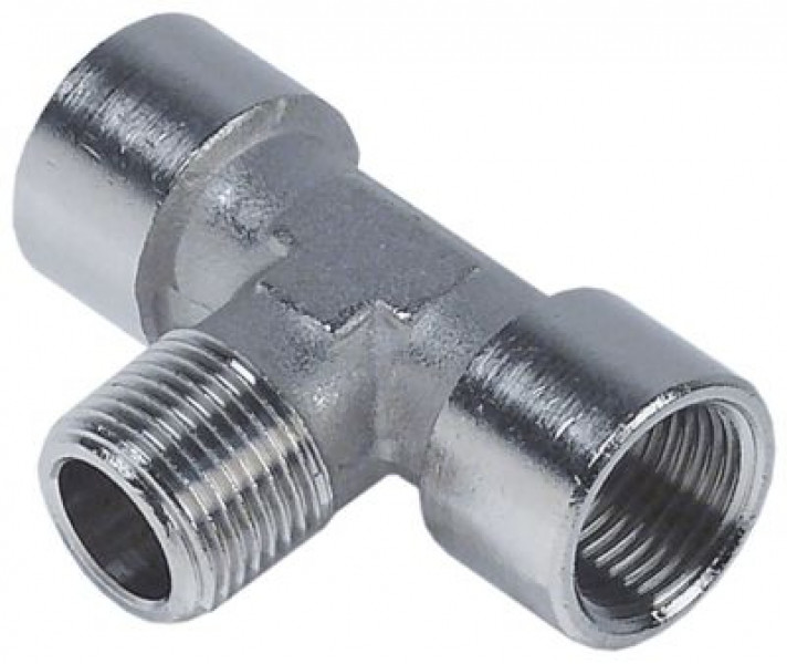 Тройник резьба 3/8″ внутр. резьба - 3/8″ внешн. резьба - 3/8″ внутр. резьба