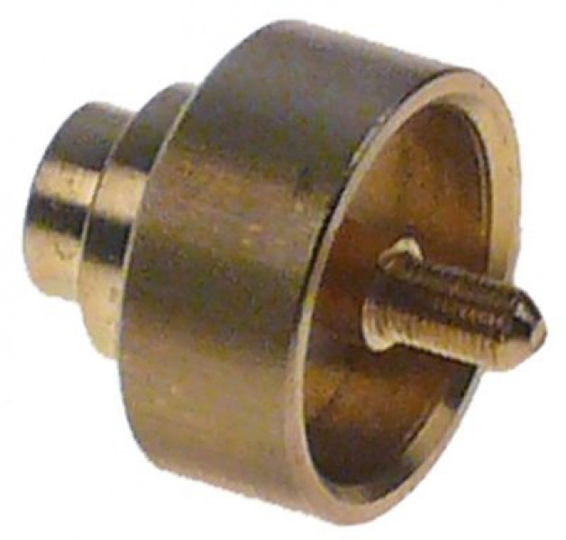 Держатель уплотнителя латунь внутр.ø 13мм внеш. ø 16мм Д 18мм ø ось 10/7мм