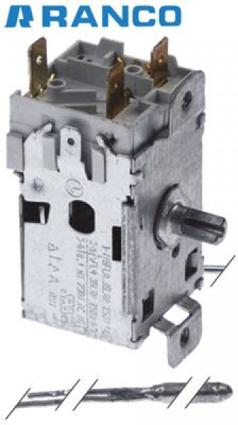 Термостат капиллярная трубка  2900мм дистанционный датчик прямой тип датчик ø10x100 мм