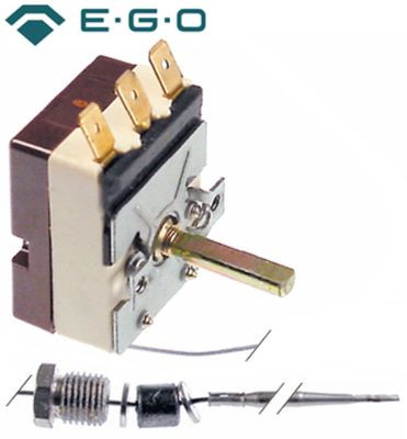 Термостат темп. макс. 250°C 1-полярн. 1CO 16А ø датчик 3,1мм Д датчик 160мм