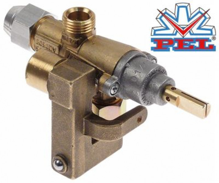 Кран газовый тип 20S МЖ 35мм вход для газа M16x1,5 (труба-ø 10 мм)