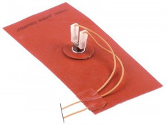 Пластина нагревательная 450Вт 230В Д 220мм силикон длина провода 1000мм Ш 110мм