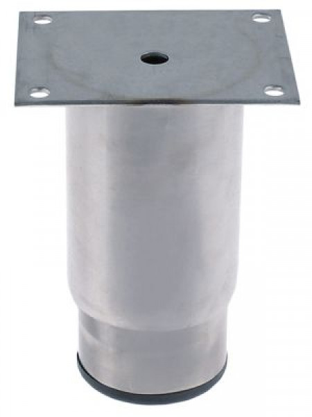 Ножка приборная труба ø  64мм CNS расст-ние меж. отвер-ми 60x80мм В 115-170мм